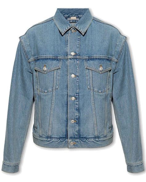 gucci denim jacket men|Gucci denim jacket men large.